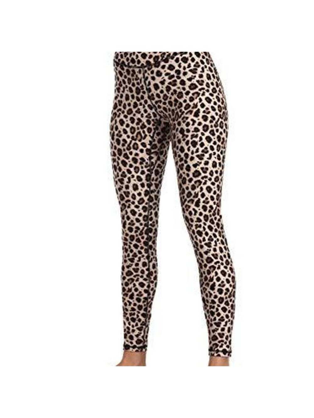 Colorful Koala High Waisted Leopard Print Leggings Women's Size M